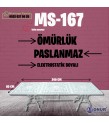 MS-167 80*240cm Alüminyum döküm masa 